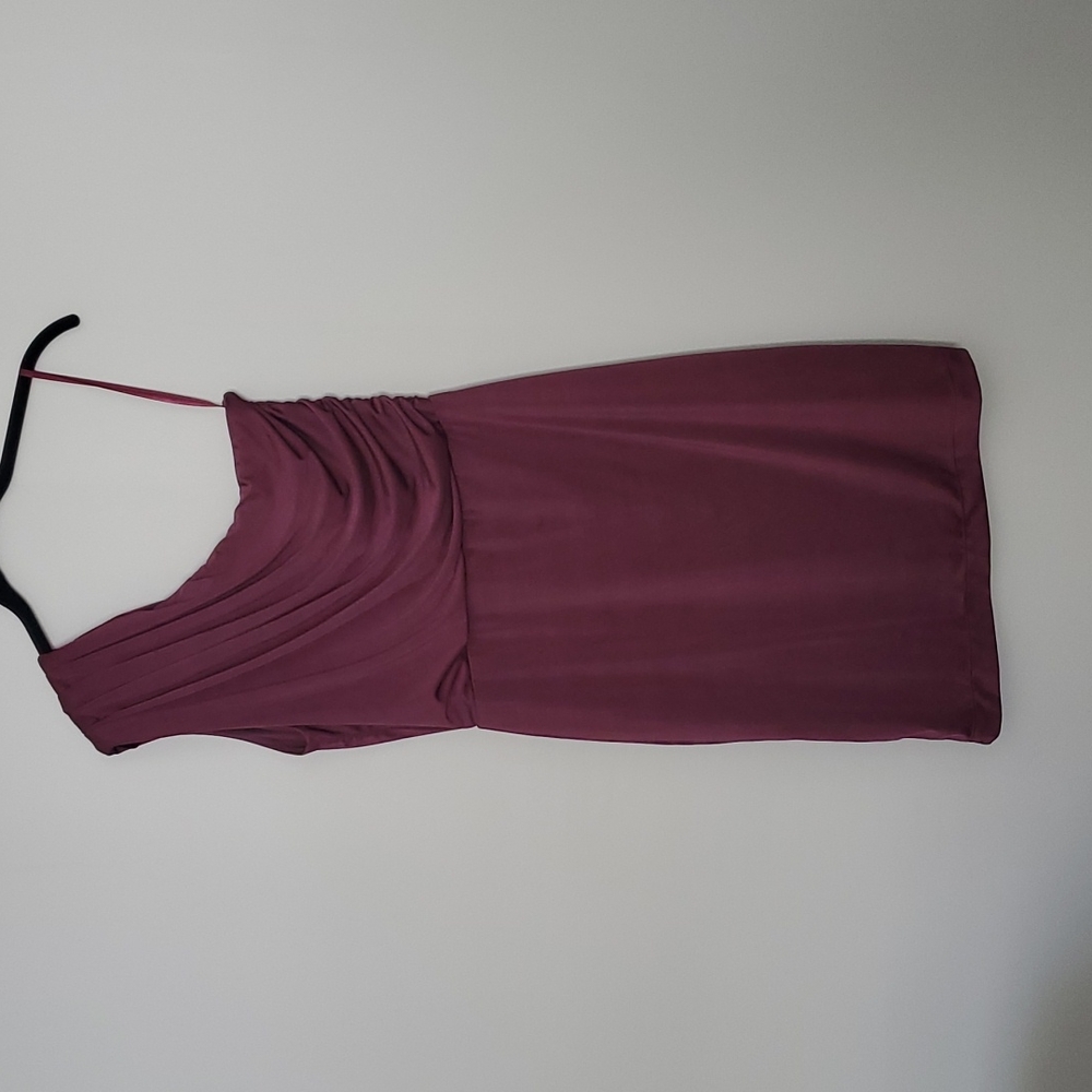Beautiful One Shoulder Dress The Limited Size Medium Plum Color NWT